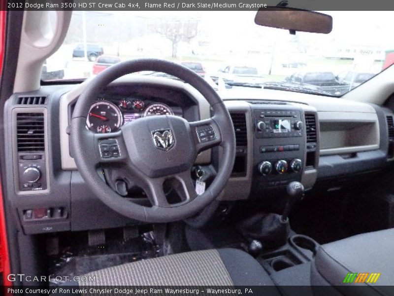 Flame Red / Dark Slate/Medium Graystone 2012 Dodge Ram 3500 HD ST Crew Cab 4x4