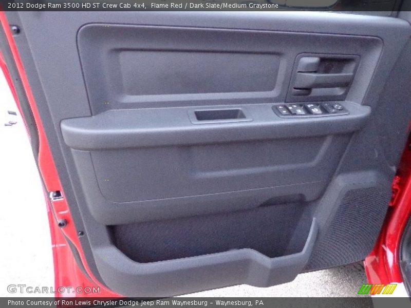 Flame Red / Dark Slate/Medium Graystone 2012 Dodge Ram 3500 HD ST Crew Cab 4x4