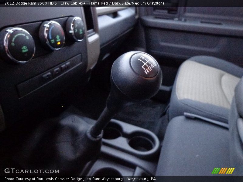 Flame Red / Dark Slate/Medium Graystone 2012 Dodge Ram 3500 HD ST Crew Cab 4x4