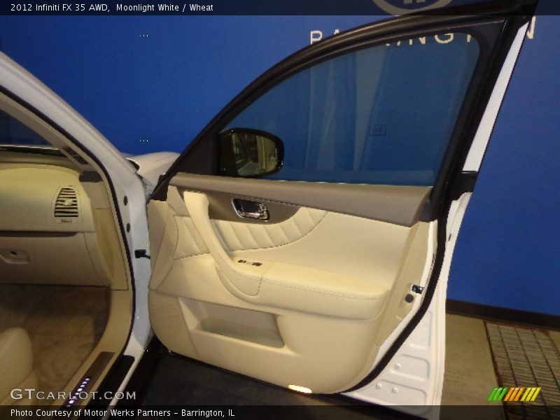 Moonlight White / Wheat 2012 Infiniti FX 35 AWD