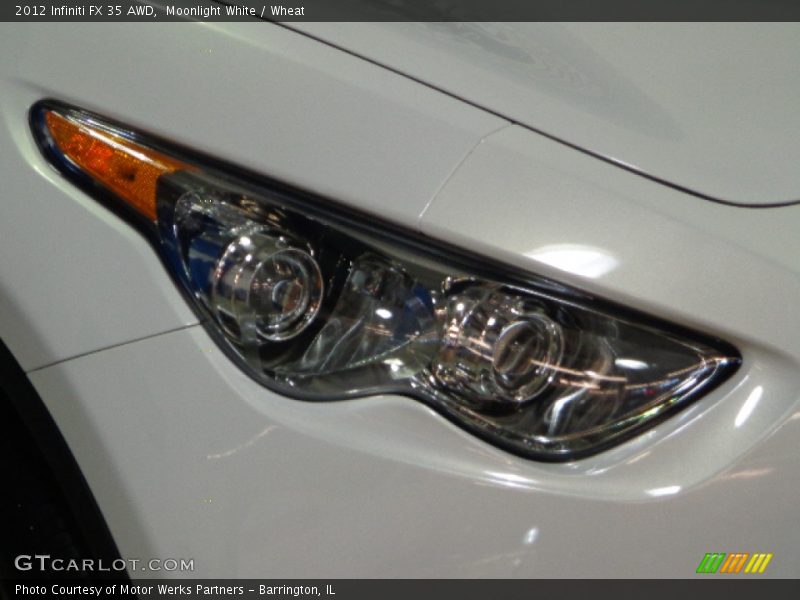 Moonlight White / Wheat 2012 Infiniti FX 35 AWD
