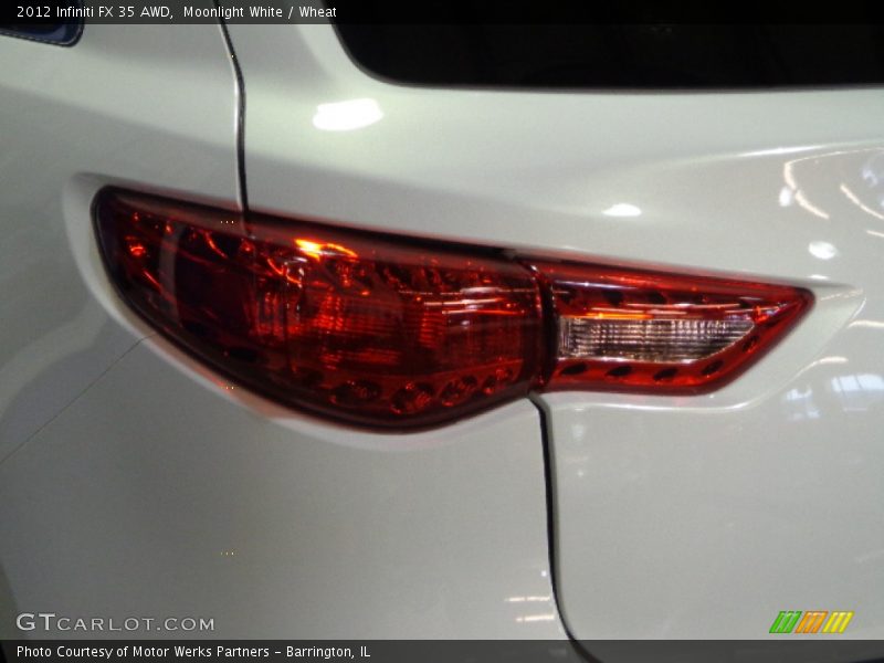 Moonlight White / Wheat 2012 Infiniti FX 35 AWD