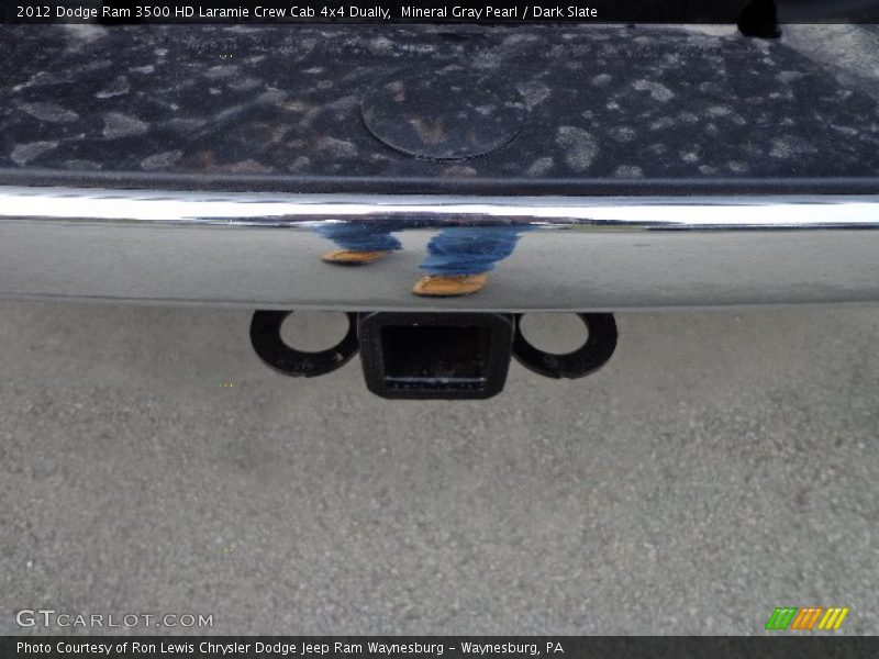 Mineral Gray Pearl / Dark Slate 2012 Dodge Ram 3500 HD Laramie Crew Cab 4x4 Dually
