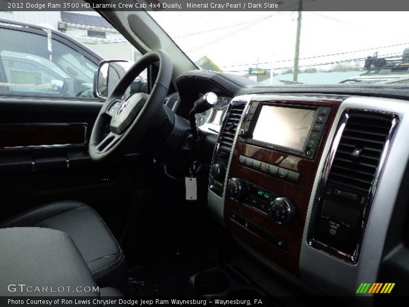 Mineral Gray Pearl / Dark Slate 2012 Dodge Ram 3500 HD Laramie Crew Cab 4x4 Dually