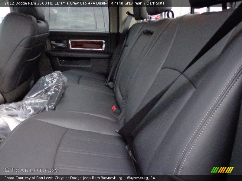 Mineral Gray Pearl / Dark Slate 2012 Dodge Ram 3500 HD Laramie Crew Cab 4x4 Dually