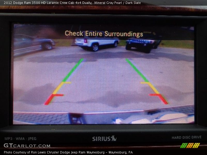 Mineral Gray Pearl / Dark Slate 2012 Dodge Ram 3500 HD Laramie Crew Cab 4x4 Dually