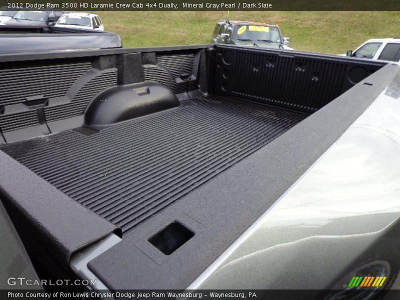 Mineral Gray Pearl / Dark Slate 2012 Dodge Ram 3500 HD Laramie Crew Cab 4x4 Dually