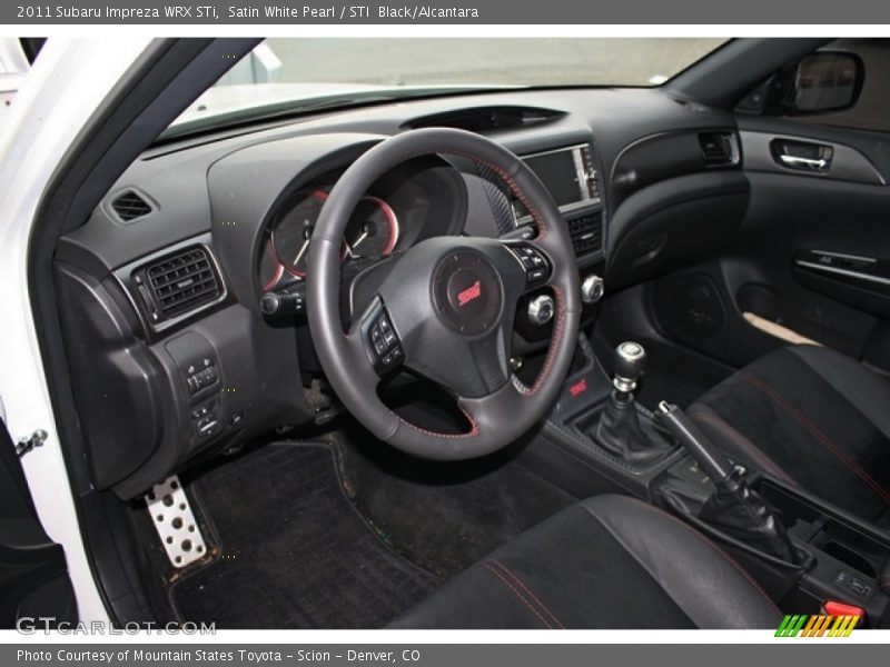 2011 Impreza WRX STi STI  Black/Alcantara Interior