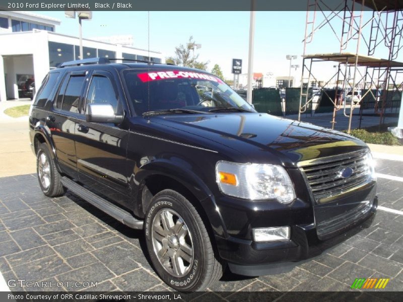 Black / Black 2010 Ford Explorer Limited
