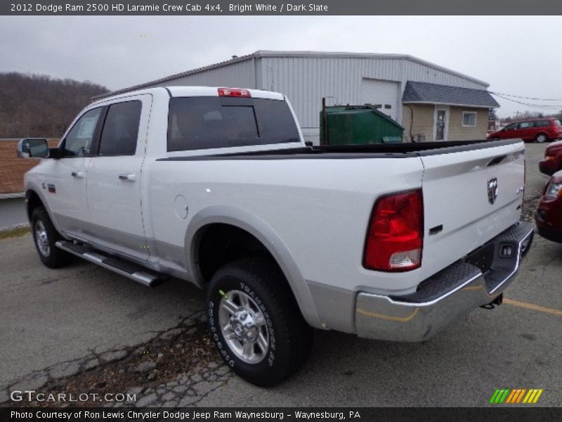 Bright White / Dark Slate 2012 Dodge Ram 2500 HD Laramie Crew Cab 4x4