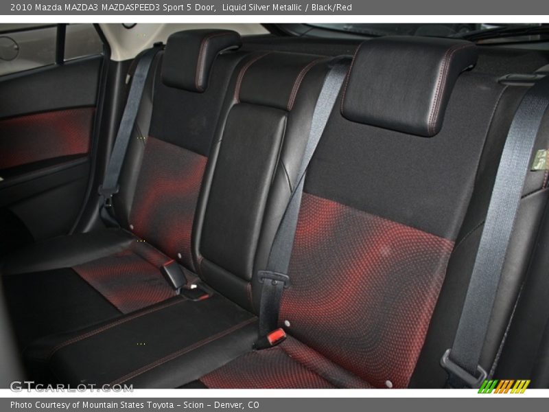 Rear Seat of 2010 MAZDA3 MAZDASPEED3 Sport 5 Door