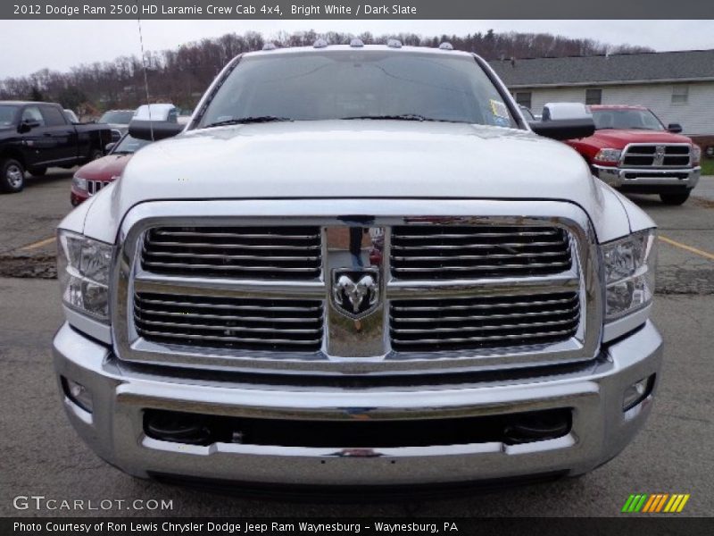 Bright White / Dark Slate 2012 Dodge Ram 2500 HD Laramie Crew Cab 4x4