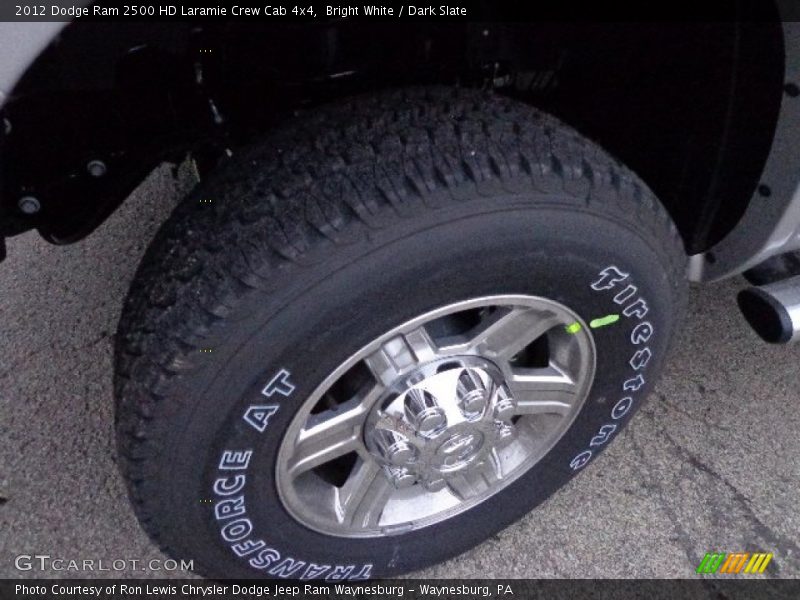 Bright White / Dark Slate 2012 Dodge Ram 2500 HD Laramie Crew Cab 4x4