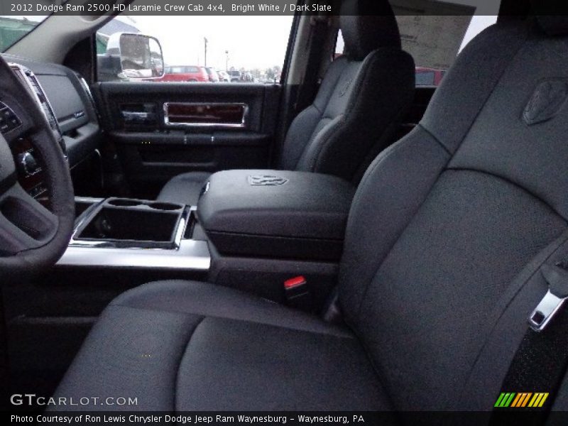 Bright White / Dark Slate 2012 Dodge Ram 2500 HD Laramie Crew Cab 4x4