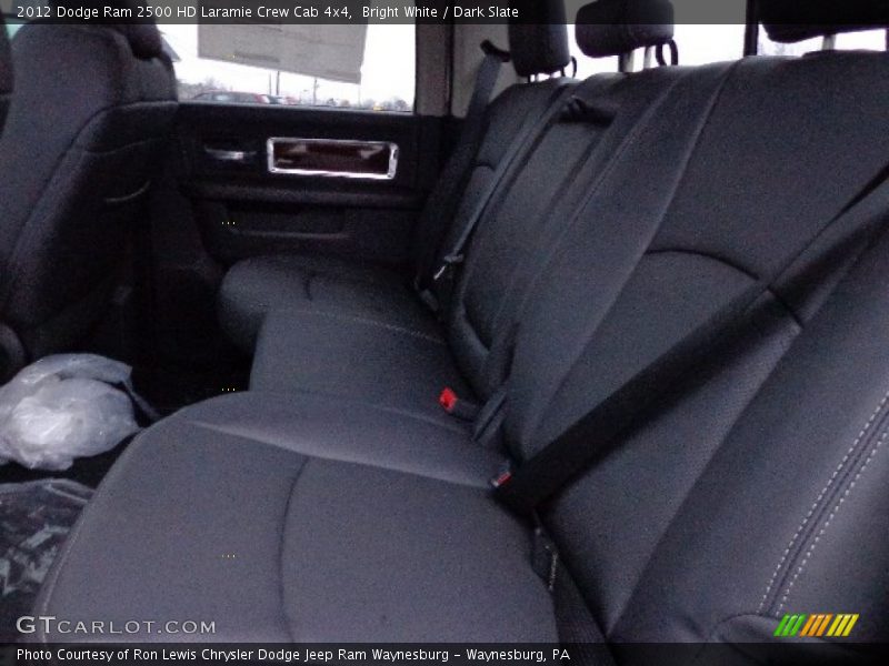 Bright White / Dark Slate 2012 Dodge Ram 2500 HD Laramie Crew Cab 4x4