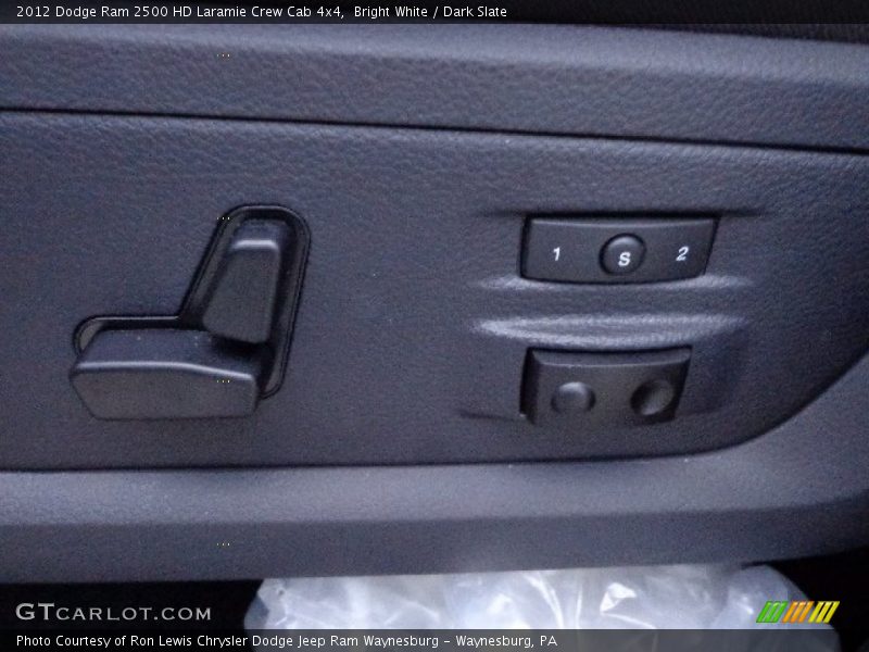 Bright White / Dark Slate 2012 Dodge Ram 2500 HD Laramie Crew Cab 4x4