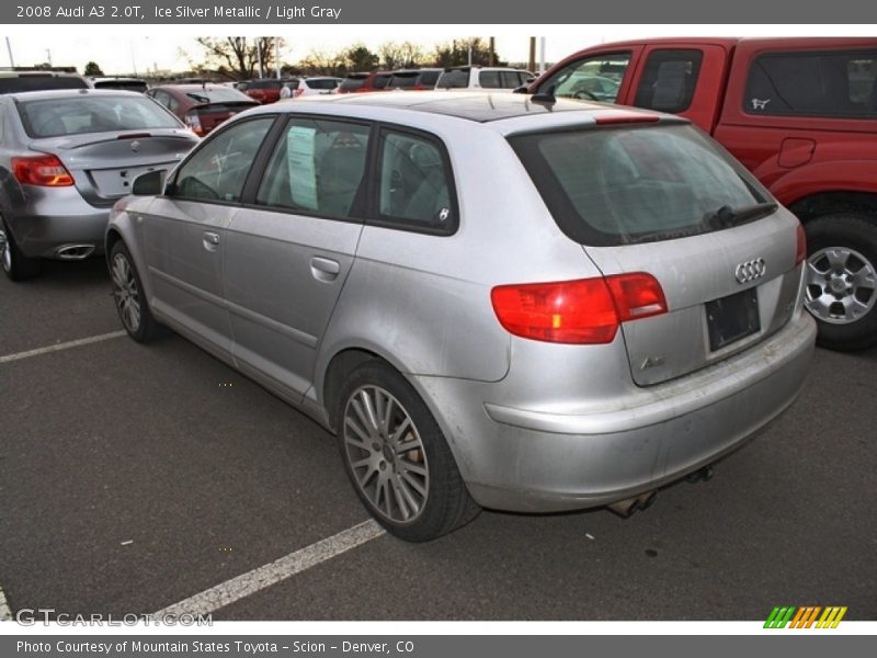 Ice Silver Metallic / Light Gray 2008 Audi A3 2.0T
