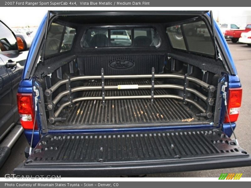 Vista Blue Metallic / Medium Dark Flint 2007 Ford Ranger Sport SuperCab 4x4