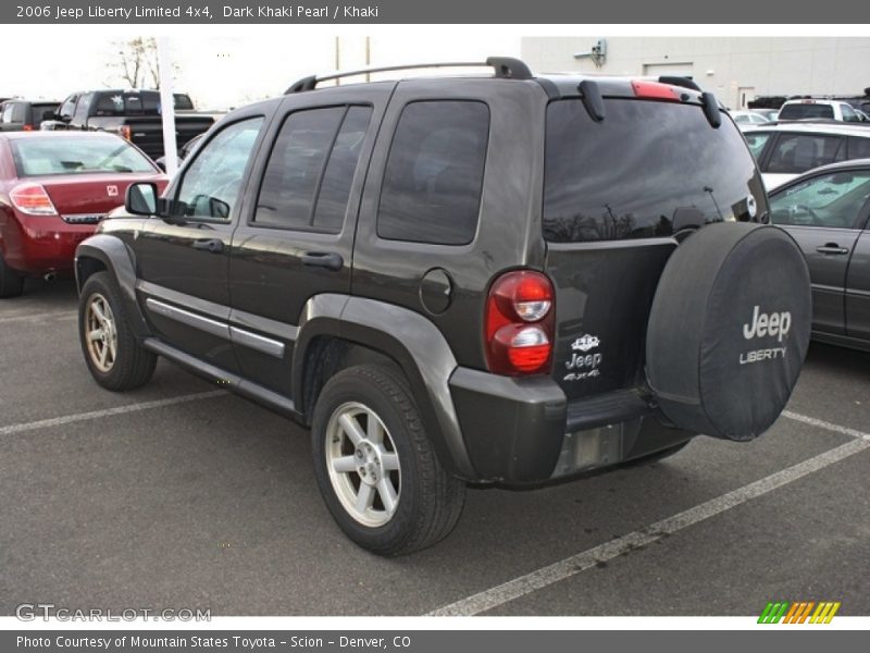 Dark Khaki Pearl / Khaki 2006 Jeep Liberty Limited 4x4