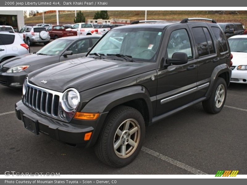 Dark Khaki Pearl / Khaki 2006 Jeep Liberty Limited 4x4
