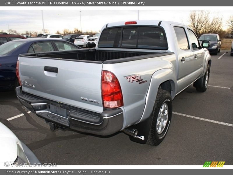 Silver Streak Mica / Graphite Gray 2005 Toyota Tacoma V6 TRD Double Cab 4x4