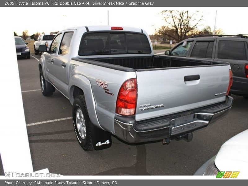 Silver Streak Mica / Graphite Gray 2005 Toyota Tacoma V6 TRD Double Cab 4x4