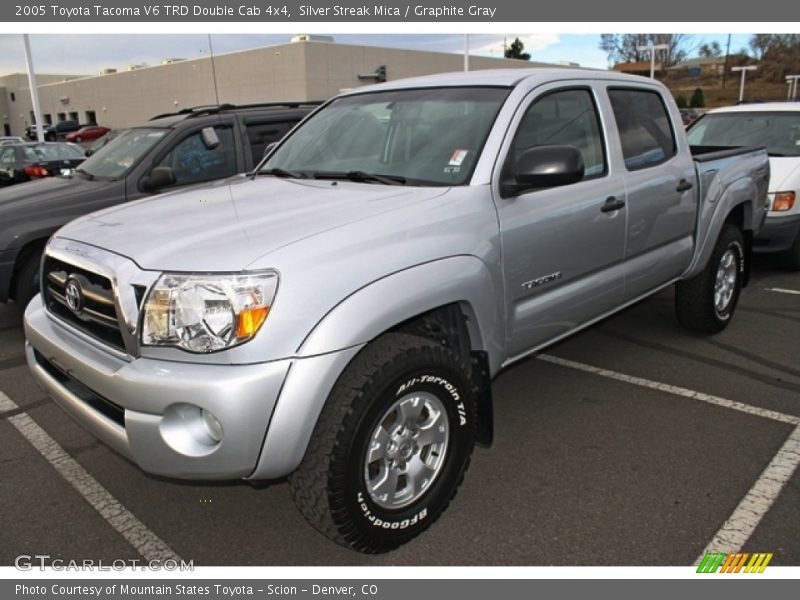 Silver Streak Mica / Graphite Gray 2005 Toyota Tacoma V6 TRD Double Cab 4x4
