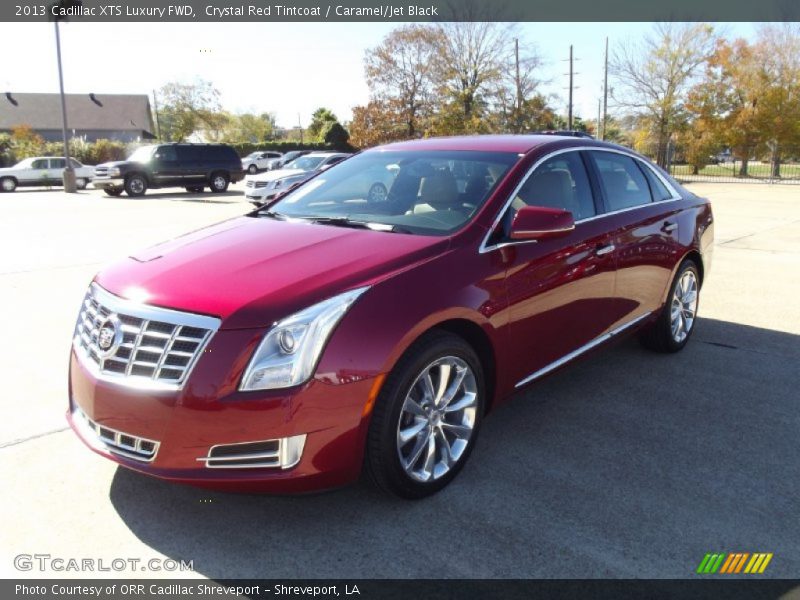 Crystal Red Tintcoat / Caramel/Jet Black 2013 Cadillac XTS Luxury FWD