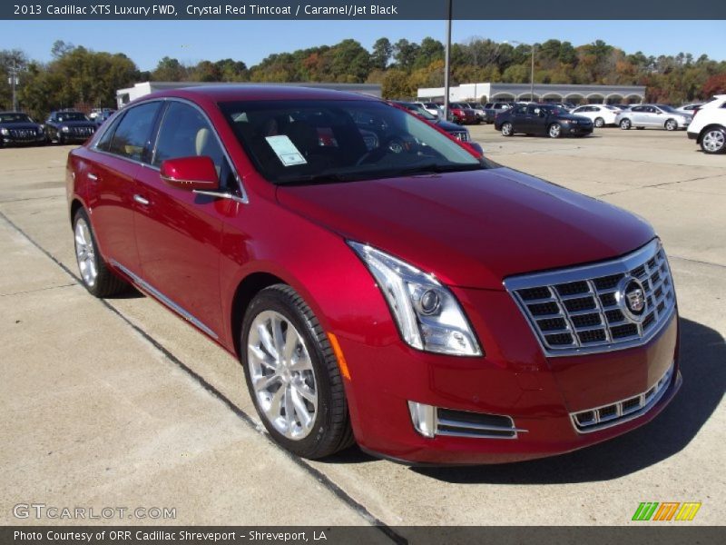 Crystal Red Tintcoat / Caramel/Jet Black 2013 Cadillac XTS Luxury FWD