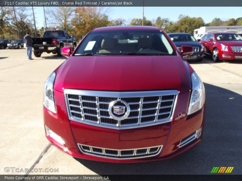 Crystal Red Tintcoat / Caramel/Jet Black 2013 Cadillac XTS Luxury FWD