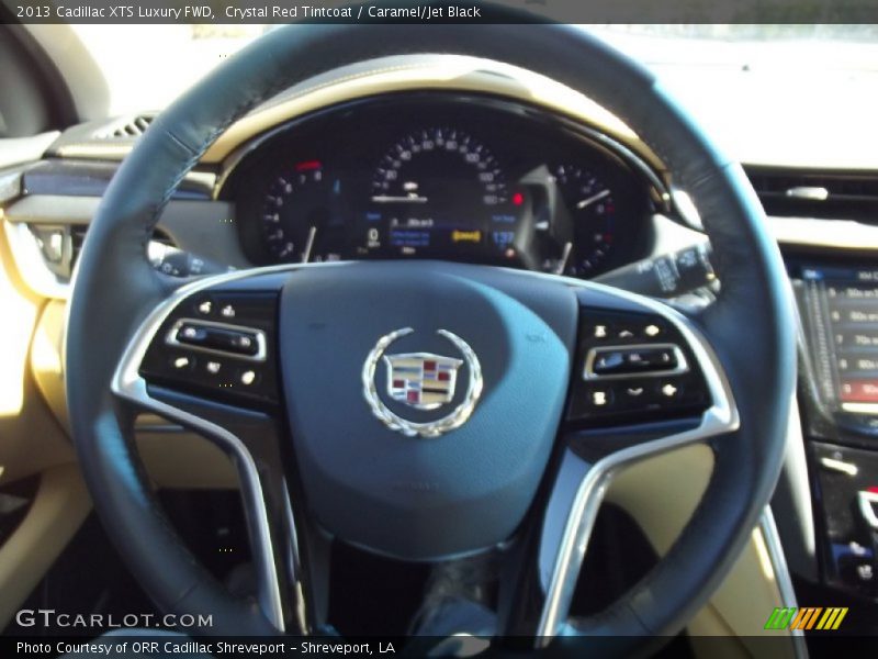 Crystal Red Tintcoat / Caramel/Jet Black 2013 Cadillac XTS Luxury FWD