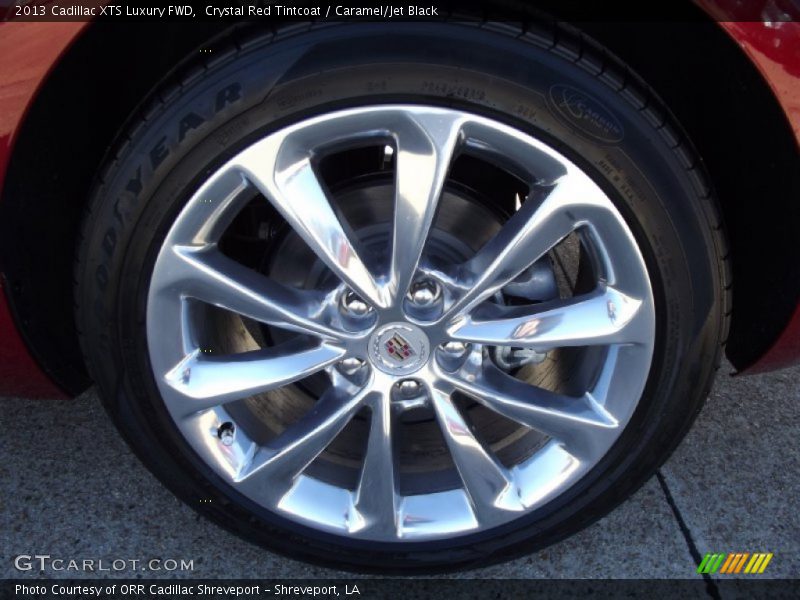 Crystal Red Tintcoat / Caramel/Jet Black 2013 Cadillac XTS Luxury FWD