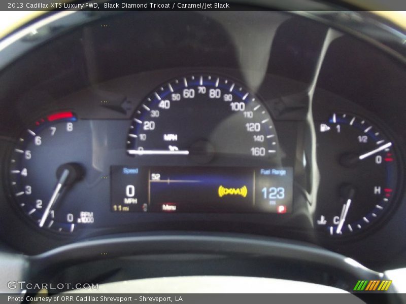 Black Diamond Tricoat / Caramel/Jet Black 2013 Cadillac XTS Luxury FWD