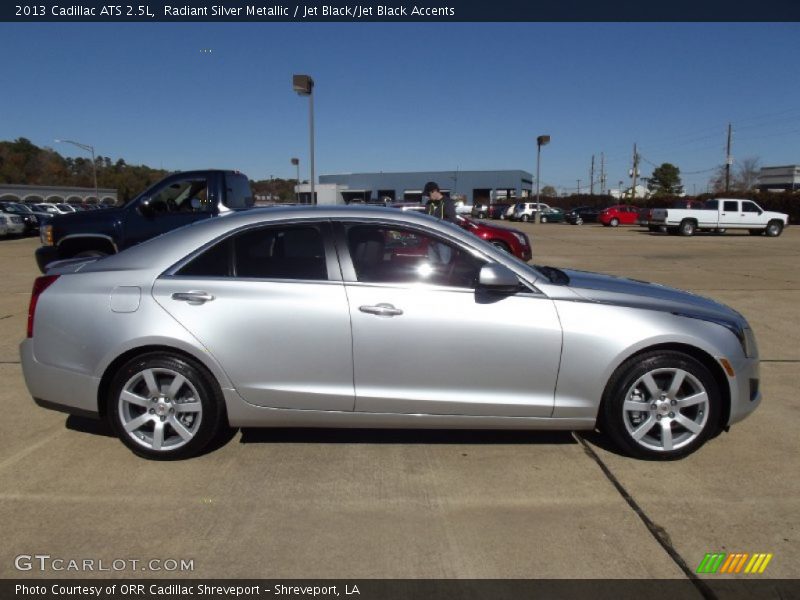 Radiant Silver Metallic / Jet Black/Jet Black Accents 2013 Cadillac ATS 2.5L