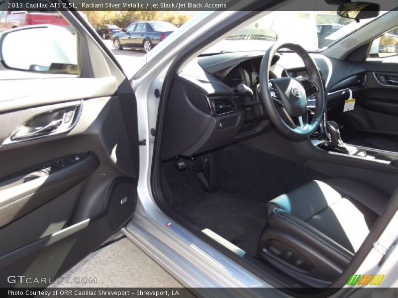 Radiant Silver Metallic / Jet Black/Jet Black Accents 2013 Cadillac ATS 2.5L