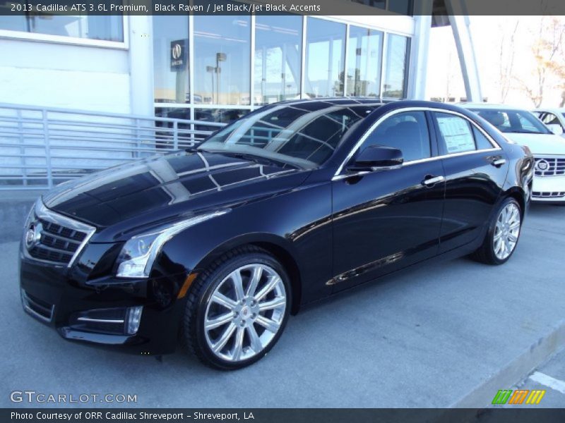 Black Raven / Jet Black/Jet Black Accents 2013 Cadillac ATS 3.6L Premium