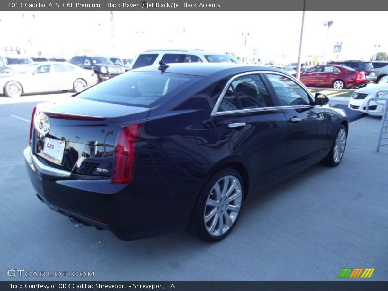 Black Raven / Jet Black/Jet Black Accents 2013 Cadillac ATS 3.6L Premium