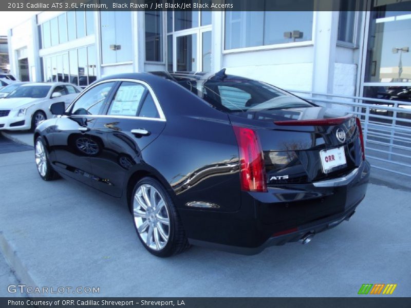 Black Raven / Jet Black/Jet Black Accents 2013 Cadillac ATS 3.6L Premium