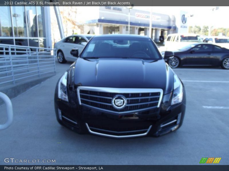 Black Raven / Jet Black/Jet Black Accents 2013 Cadillac ATS 3.6L Premium