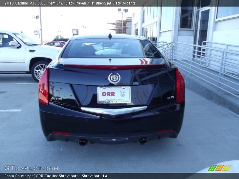 Black Raven / Jet Black/Jet Black Accents 2013 Cadillac ATS 3.6L Premium