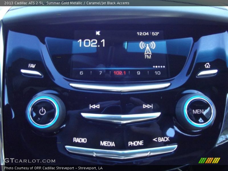 Summer Gold Metallic / Caramel/Jet Black Accents 2013 Cadillac ATS 2.5L