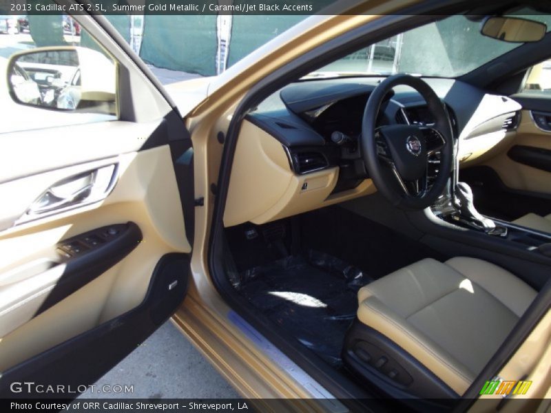 Summer Gold Metallic / Caramel/Jet Black Accents 2013 Cadillac ATS 2.5L