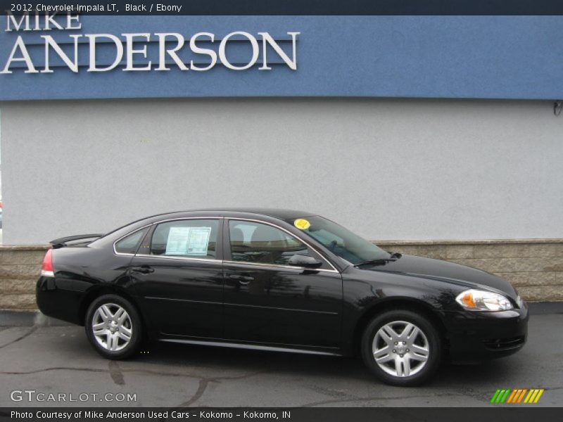 Black / Ebony 2012 Chevrolet Impala LT