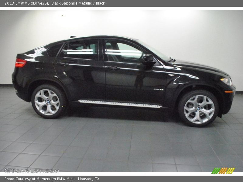 Black Sapphire Metallic / Black 2013 BMW X6 xDrive35i