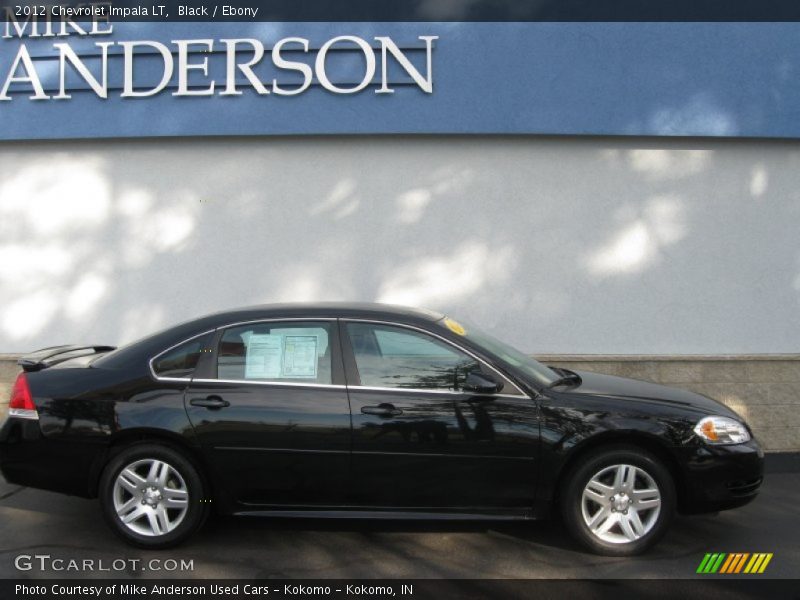 Black / Ebony 2012 Chevrolet Impala LT
