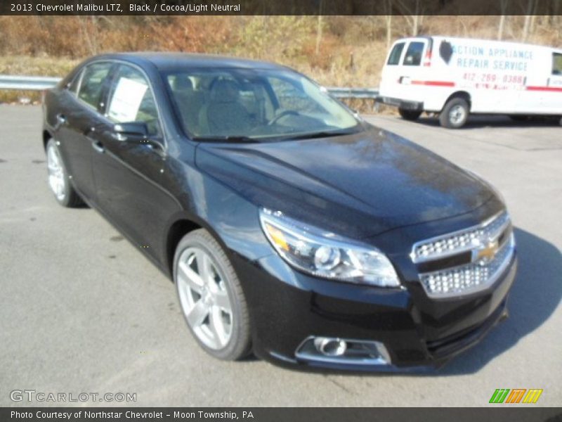 Black / Cocoa/Light Neutral 2013 Chevrolet Malibu LTZ