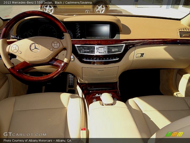 Black / Cashmere/Savanna 2013 Mercedes-Benz S 550 Sedan
