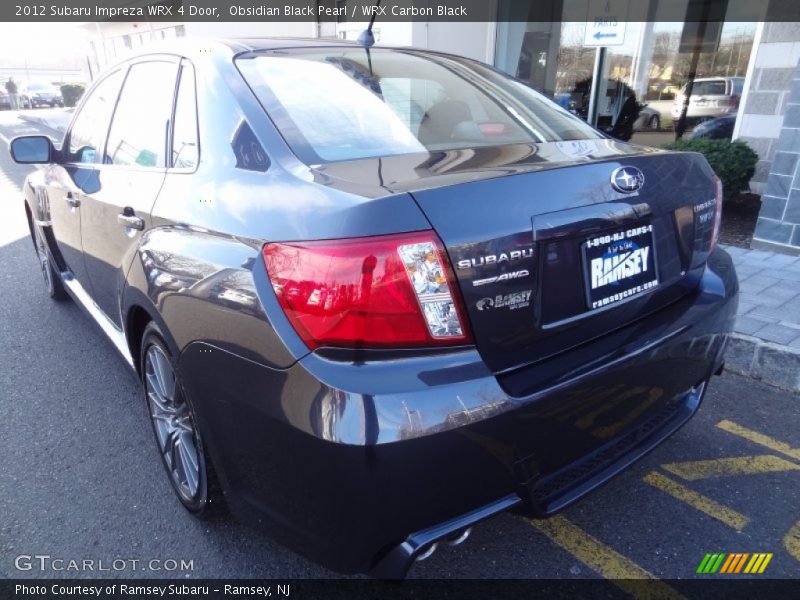 Obsidian Black Pearl / WRX Carbon Black 2012 Subaru Impreza WRX 4 Door