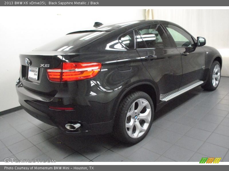 Black Sapphire Metallic / Black 2013 BMW X6 xDrive35i