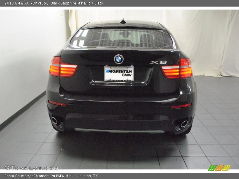 Black Sapphire Metallic / Black 2013 BMW X6 xDrive35i